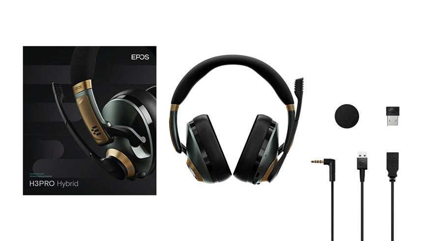 Acoustic Hybrid H3PRO Closed Gaming Headset Wireless