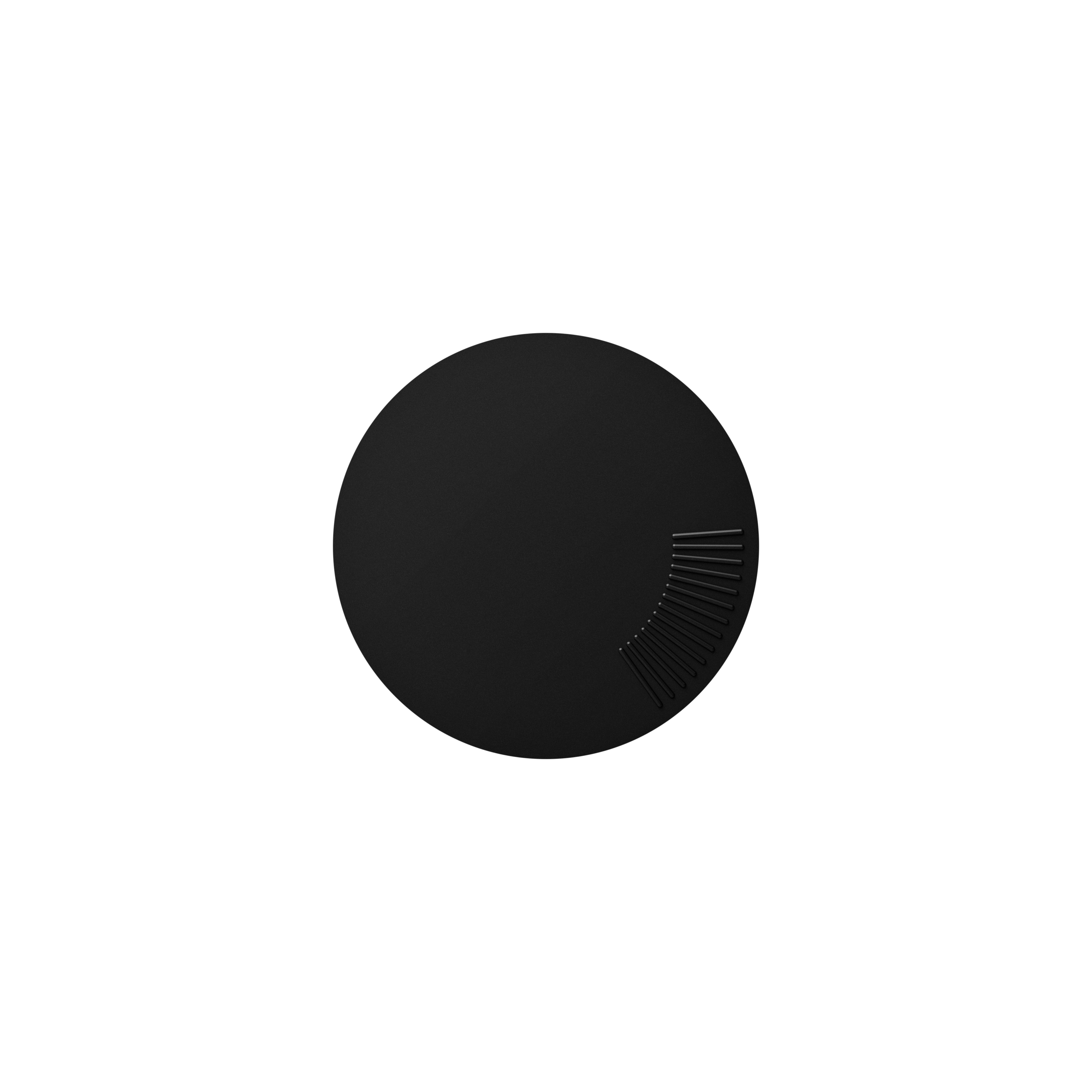 GSA 25 Cover Plate Black Cover plate